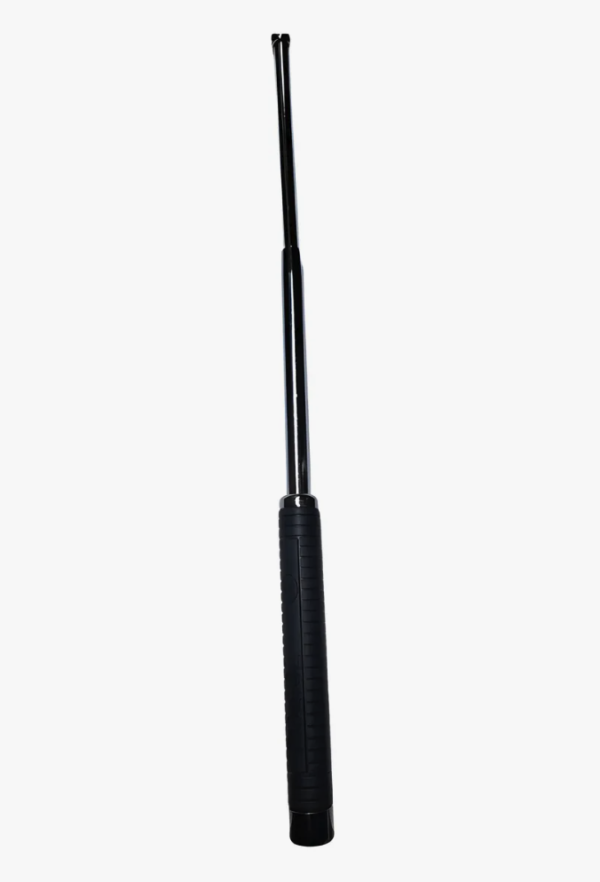 bastón retráctil metal 3 tramos 56 cm funda defensa police